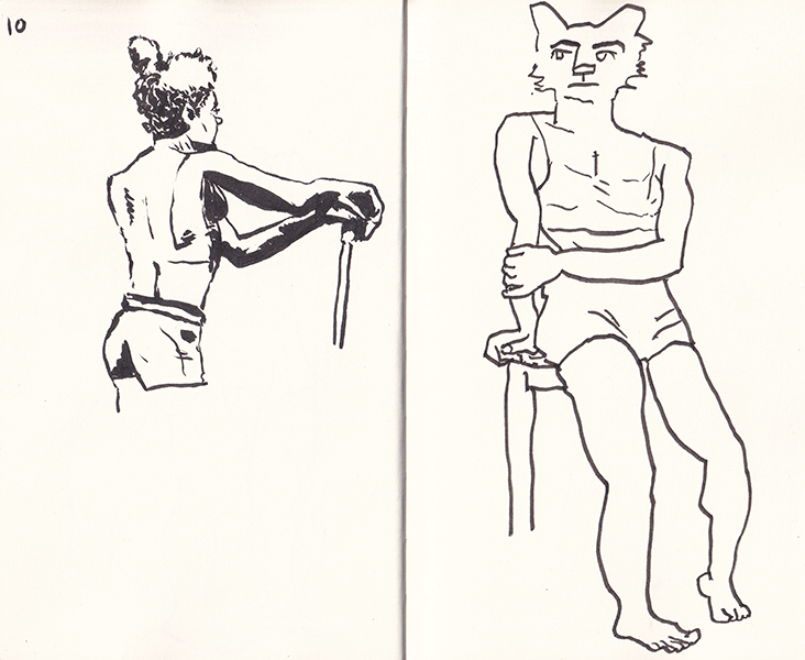 Life drawing from 2024-08-14 #2