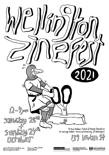 wellington zinefest 2021 poster