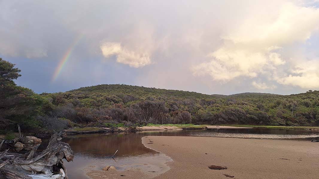 Rainbow at Johnny Souey