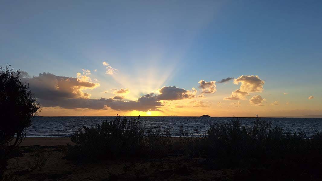 Sunset from Tin Mine Cove