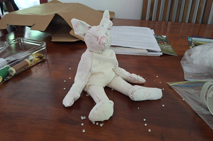 second prototype on table