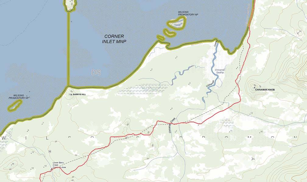 Chinaman Swamp track comparison