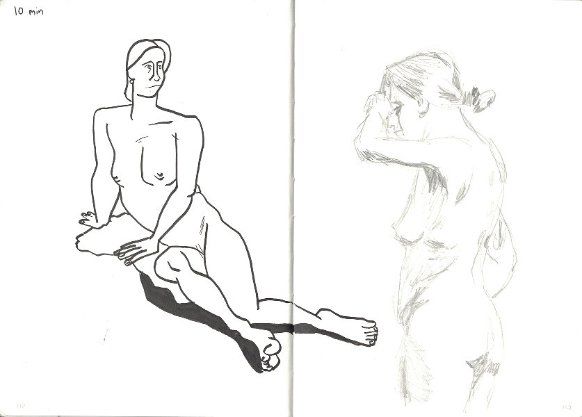 Life drawing from 2025-12-10 #3