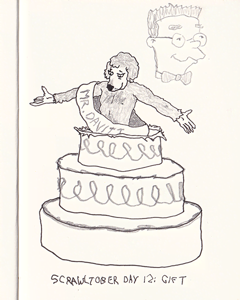 Scrawltober 2022 Day 12 - Gift