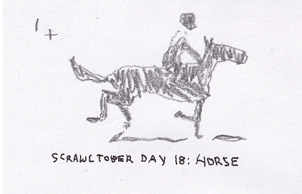 Scrawltober 2022 Day 18 - Horse