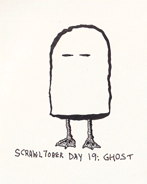 Scrawltober 2022 Day 19 - Ghost