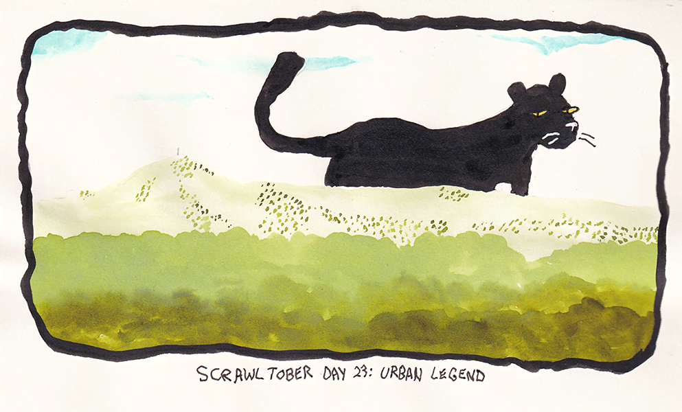 Scrawltober 2022 Day 23 - Urban Legend