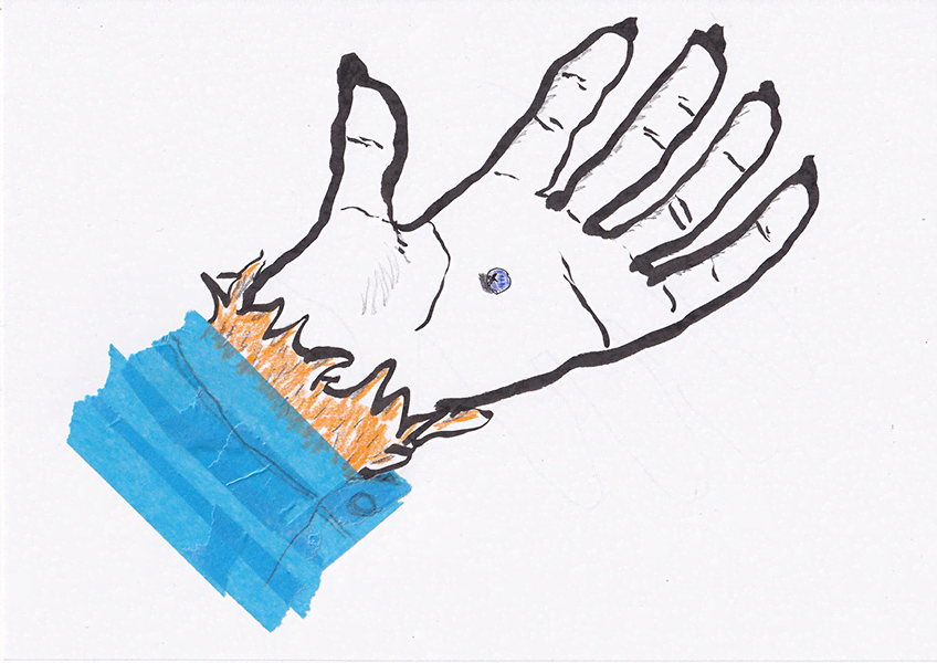 Scrawlvember 2023 Day 10 - Blue