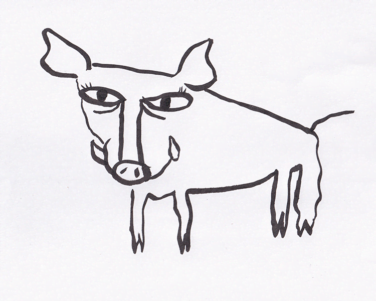 Scrawlvember 2023 Day 11 - Boar