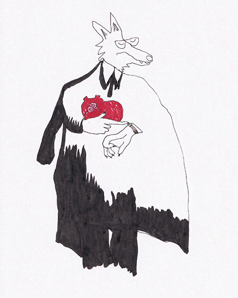 Scrawlvember 2023 Day 17 - Wolf