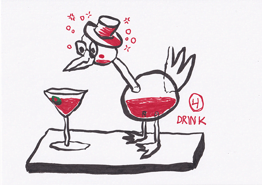 Scrawlvember 2023 Day 4 - Drink