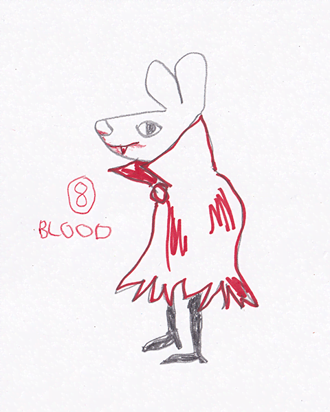 Scrawlvember 2023 Day 8 - Blood