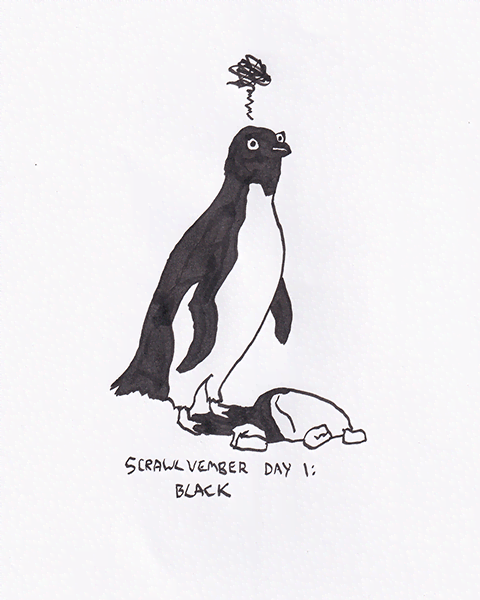 Scrawlvember 2024 Day 1 - Black