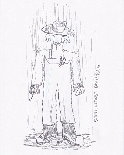 Scrawlvember 2024 Day 17 - Rain