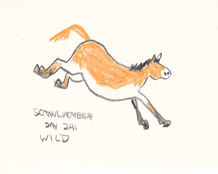 Scrawlvember 2024 Day 24 - Wild