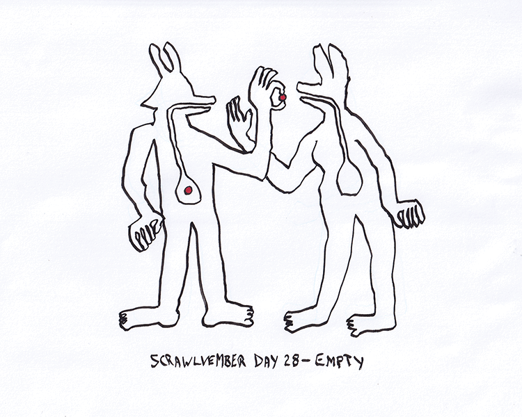 Scrawlvember 2024 Day 28 - Empty