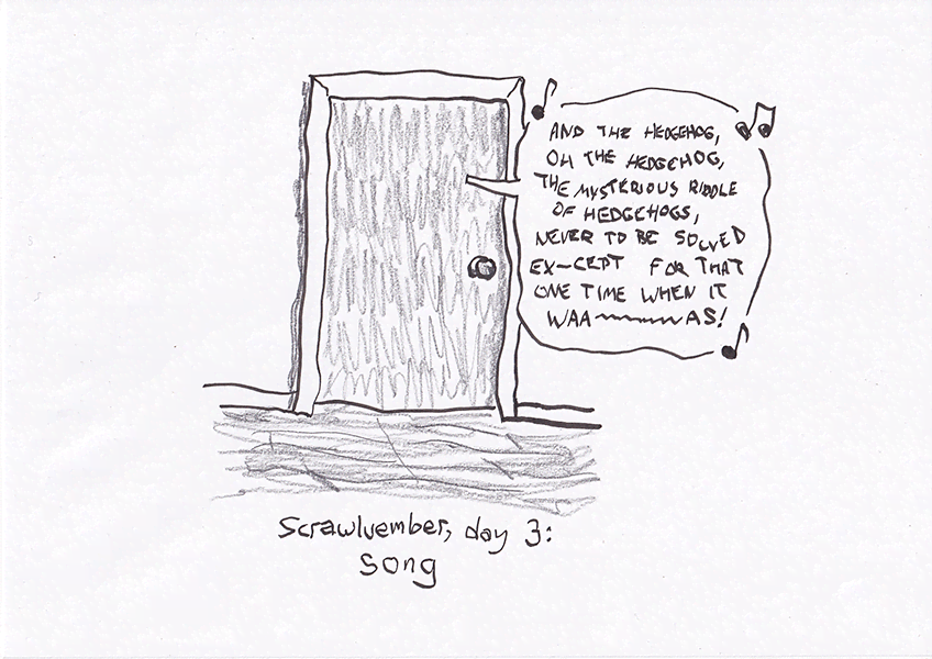 Scrawlvember 2024 Day 3 - Song
