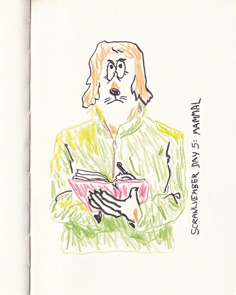 Scrawlvember 2024 Day 5 - Mammal