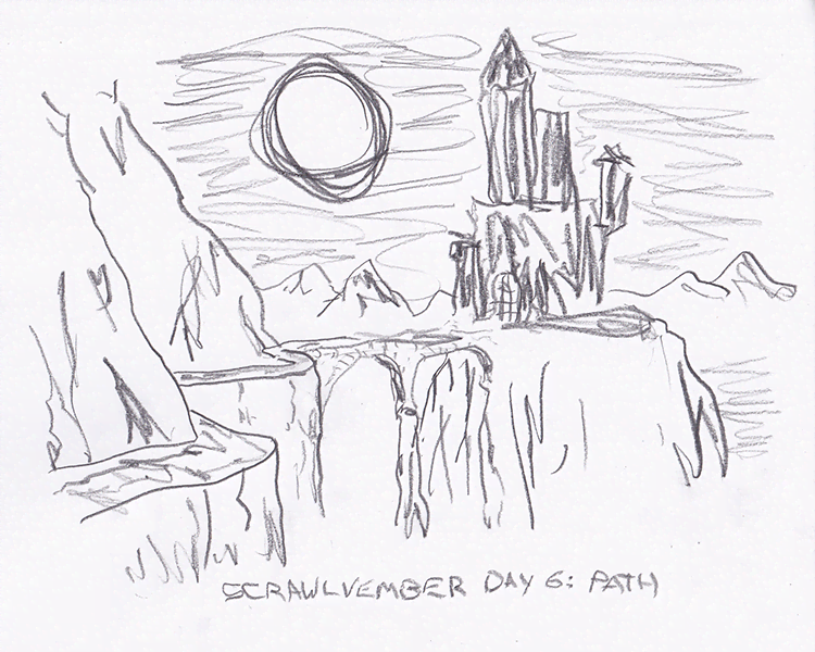 Scrawlvember 2024 Day 6 - Path