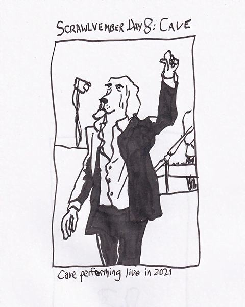 Scrawlvember 2024 Day 8 - Cave