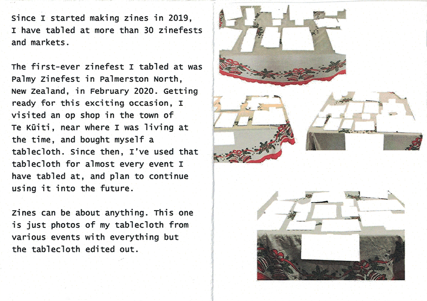 The Tablecloth pages 2, 3